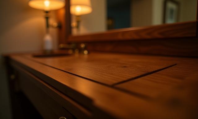 Bespoke wooden vanity furniture